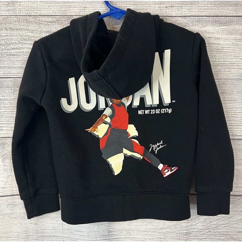 Nike Jordan Flight Hoodie Toddler Boys - Black Size 2T - Picture 3 of 7
